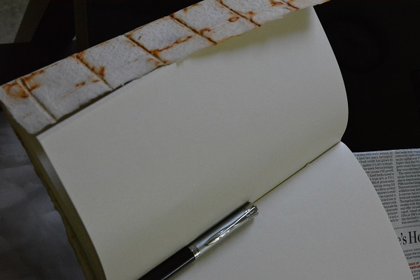 Handmade rusted iron Notebook